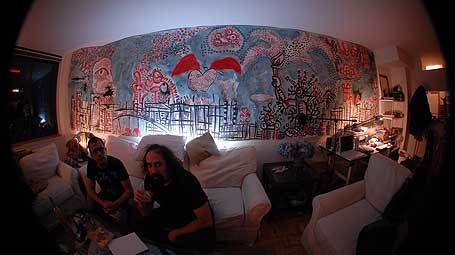 NEW YORK: el mural terminado y colgado
